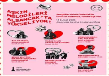 Aşkın melodileri Alsancak'ta yükseliyor