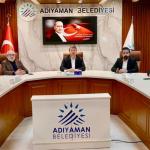 Adıyaman Belediyesi, haftalık olağan toplantısını gerçekleştirdi