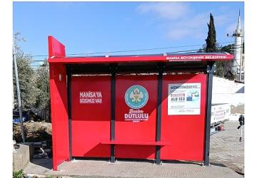 Manisa'da Toplu Taşıma Duraklarına Modern Dokunuş