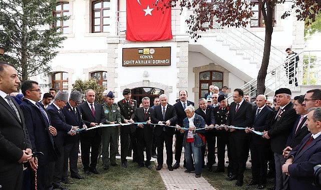 Konya Büyükşehir Tarafından Yenilenen Şehit Aileleri Derneği Binasının Açılışı Dualarla Yapıldı