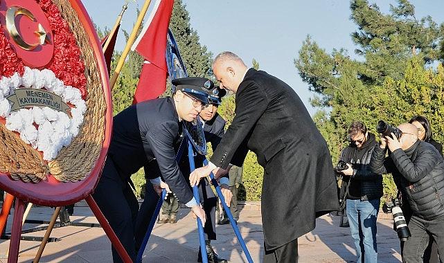 Başkan Pehlivan: Menemen, Şehit Kubilay ve silah arkadaşlarını bağrına bastı