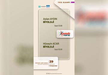 Büyükşehir’in YKS Kampı Biyoloji Dersleriyle Sürüyor