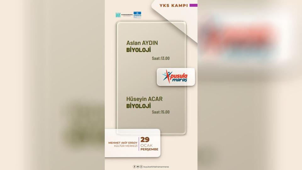 Büyükşehir’in YKS Kampı Biyoloji Dersleriyle Sürüyor
