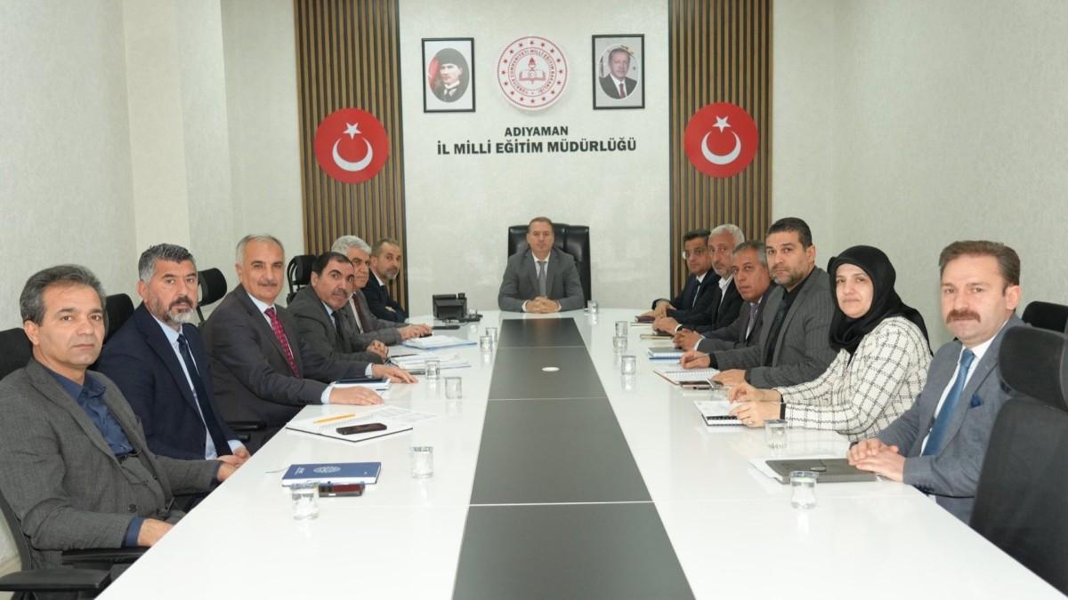 Adıyaman'da eğitim ve öğretim faaliyetleri masaya yatırıldı