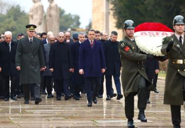 ASFAT 8’inci kuruluş yıl dönümünde Anıtkabir’i ziyaret etti