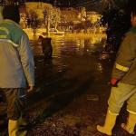 Kemer'de temizlik çalışmaları devam ediyor