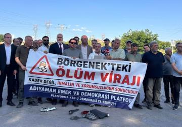 Emek ve Demokrasi Platformu’ndan Börgenek’te tepki: ‘Bu yol daha kaç can alacak?’ - Videolu Haber