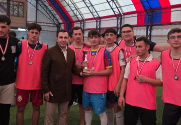Gölbaşı’nda okullar arası futbol turnuvası finali oynandı