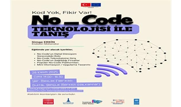 Meslek Fabrikası, No-Code teknolojisi ile tanıştırıyor