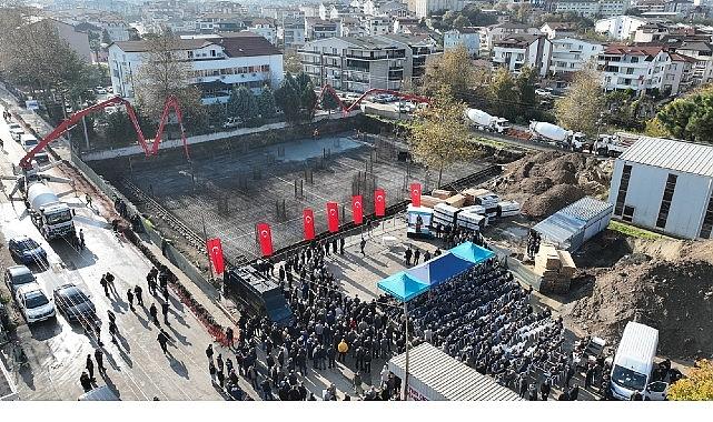 Yeni Çiftlik Ulu Camii'nin Temeli Törenle Atıldı