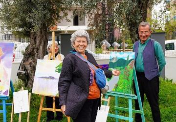 12 haftalık emeğin sergisi büyük beğeni topladı