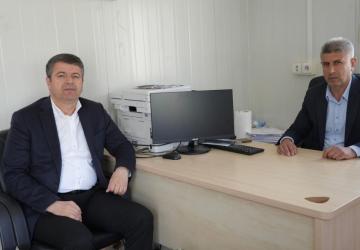 Başkan Tutdere, Mahalle Muhtarı Balıbay ile görüşüp çalışmaları inceledi