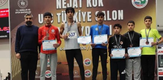 Kahtalı Atlet Mustafa Yavaş Türkiye Şampiyonu Oldu