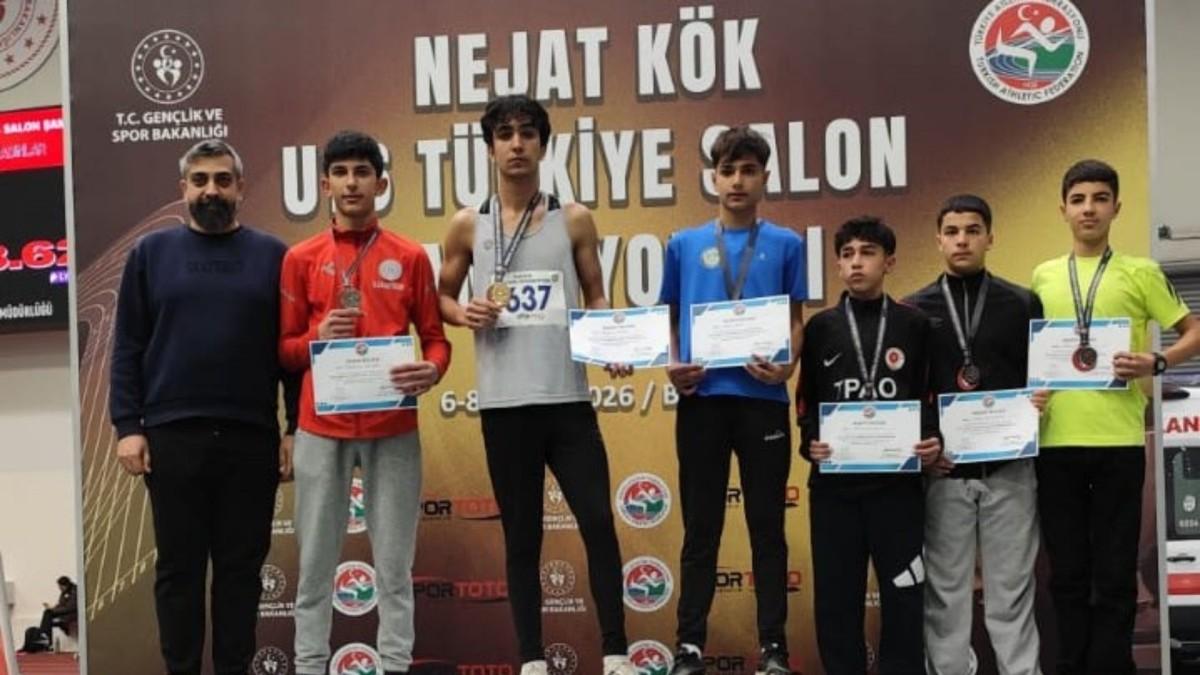 Kahtalı Atlet Mustafa Yavaş Türkiye Şampiyonu Oldu