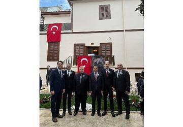 Başkan Aydın Selanik'te Atatürk'ü Andı