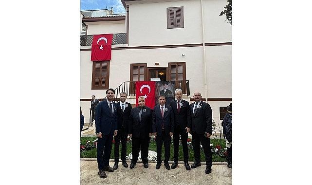 Başkan Aydın Selanik'te Atatürk'ü Andı