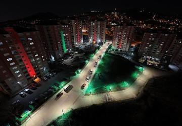 Canik Sokakları Tasarruflu Aydınlatma Sistemleriyle Aydınlık ve Güvenli