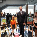 Gaziemirli çocuklar “Toprak" temalı resimleriyle iklim krizine dikkat çekti