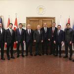 Konya Heyetinden Milli Savunma Bakanı Yaşar Güler'e Ziyaret