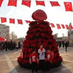 Büyükşehir'den 10 Kasım'a özel 1087 Atatürk çiçeği