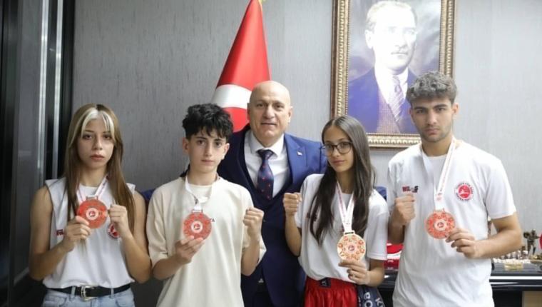 Adıyamanlı Kick Boksçulardan Türkiye Şampiyonası’nda 1 altın, 3 bronz madalya