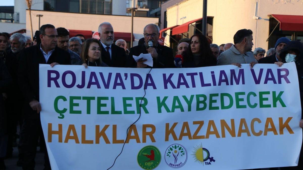 Adıyaman Emek ve Demokrasi Platformu’ndan Rojava’ya ilişkin basın açıklaması - Videolu Haber