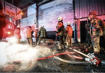 Buca'da mobilya atölyesinde yangın alarmı