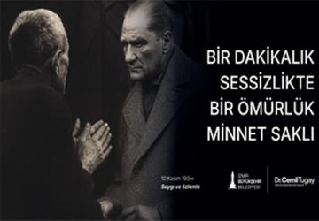 Başkan Tugay: Atatürk, en büyük eseri olan Cumhuriyet ile sonsuza dek yaşayacak