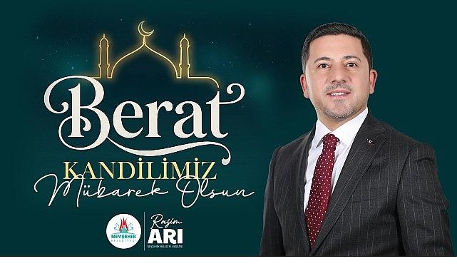 Belediye Başkanımız Rasim Arı'dan Berat Kandili Mesajı