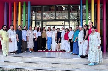 Kazakistanlı öğretmenlerden belediye kreşine ziyaret