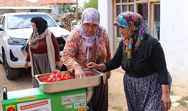 Büyükşehir'in ekipman desteği ile üreticiler daha güçlü