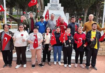 Goncalı bireylerden şehitlere vefa ziyareti