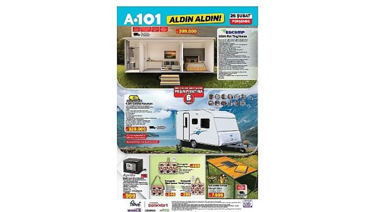 Tiny House ve Karavan 26 Şubat'ta A101'de!