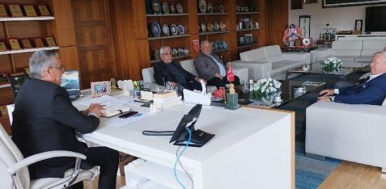 Tıraş'tan Başkan Topaloğlu'na ziyaret