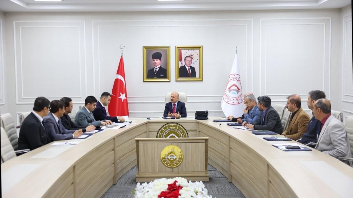 Adıyaman’da İl Özel İdaresi yatırımları değerlendirildi
