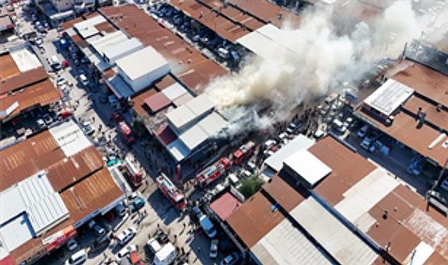 Buca'daki işyeri yangını kontrol altına alındı