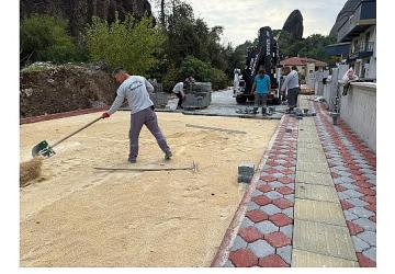 Kuzdere'de altyapı çalışması