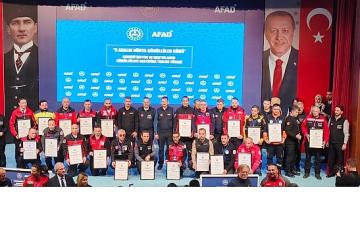 BAYRAK ekibi, AFAD tarafından akredite edildi