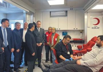 Kahta’dan 81 ilde kan bağışı kampanyasına destek