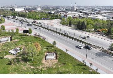 Konya Büyükşehir MARSAN Girişi'ne Yaya Üst Geçidi Yapıyor