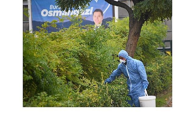 Osmangazi'de Şehrin Sağlığı İçin Kollar Sıvandı