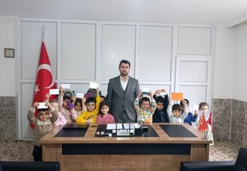 Adıyaman’da minik öğrencilerden Filistin’e anlamlı destek
