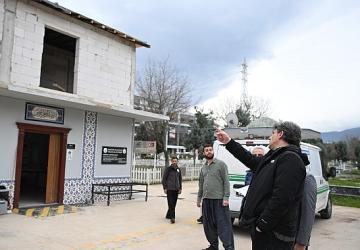 Başkan Kocaman'dan Cenaze Hizmetleri Binası'na İnceleme