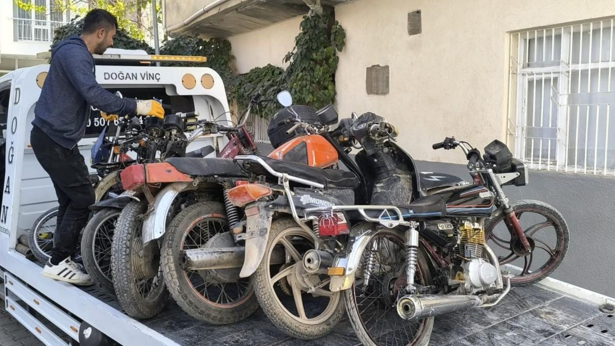 Gölbaşı'nda motosiklet tamircilerine operasyon Gölbaşı'nda motosiklet tamircilerine operasyon