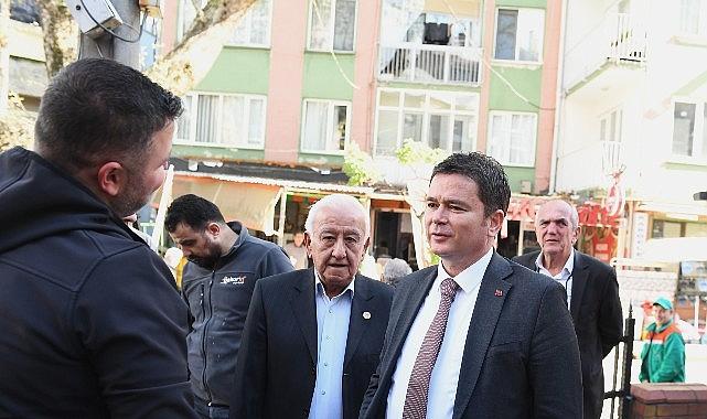 Başkan Aydın'dan Maksem Mahallesini mutlu eden ziyaret Başkan Aydın'dan Maksem Mahallesini mutlu eden ziyaret