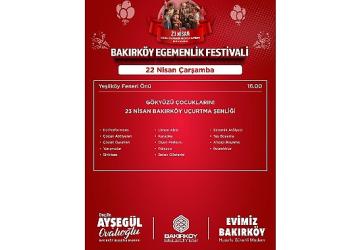 Bakırköy'de 23 Nisan Coşkusu Festivalle Yaşanacak