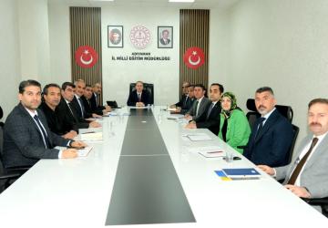 Milli Eğitimde Haftalık değerlendirme toplantısı düzenlendi