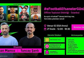 KONAMI, İstanbul'da Gerçekleşecek ve Türk Futbolunun Efsane İsimlerinin Katılacağı Çevrimdışı Topluluk Etkinliği #eFootballEfsanelerGünü'nü Duyurdu