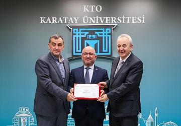 KTO Karatay Üniversitesi Ev Sahipliğinde, TS ISO 46001 Belge Takdim Töreni Gerçekleştirildi.