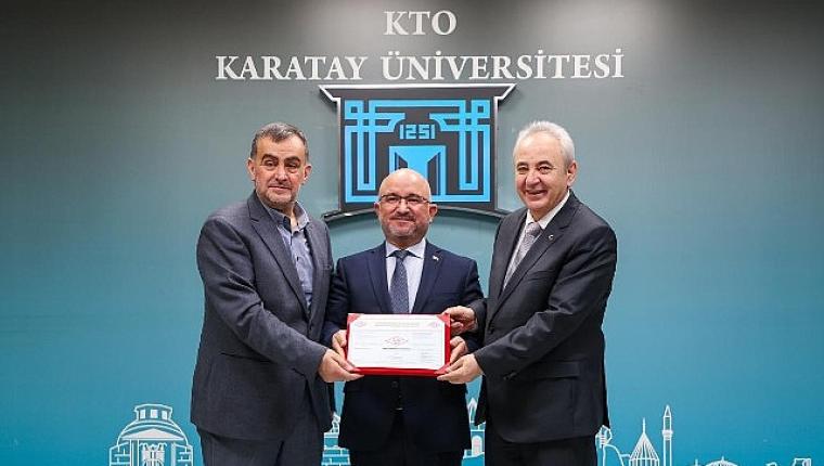 KTO Karatay Üniversitesi Ev Sahipliğinde, TS ISO 46001 Belge Takdim Töreni Gerçekleştirildi.